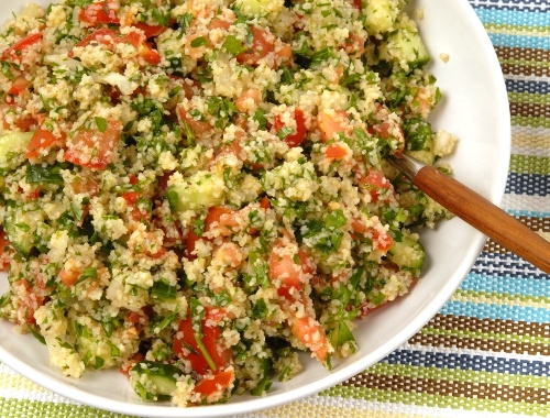 Tabbouleh sallad med bulgur Tabbouleh sallad med bulgur